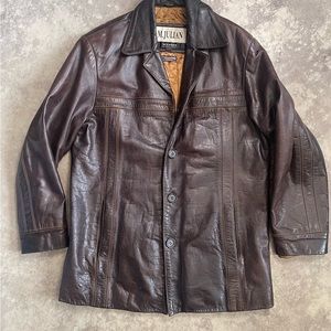Wilson’s leather brown jacket